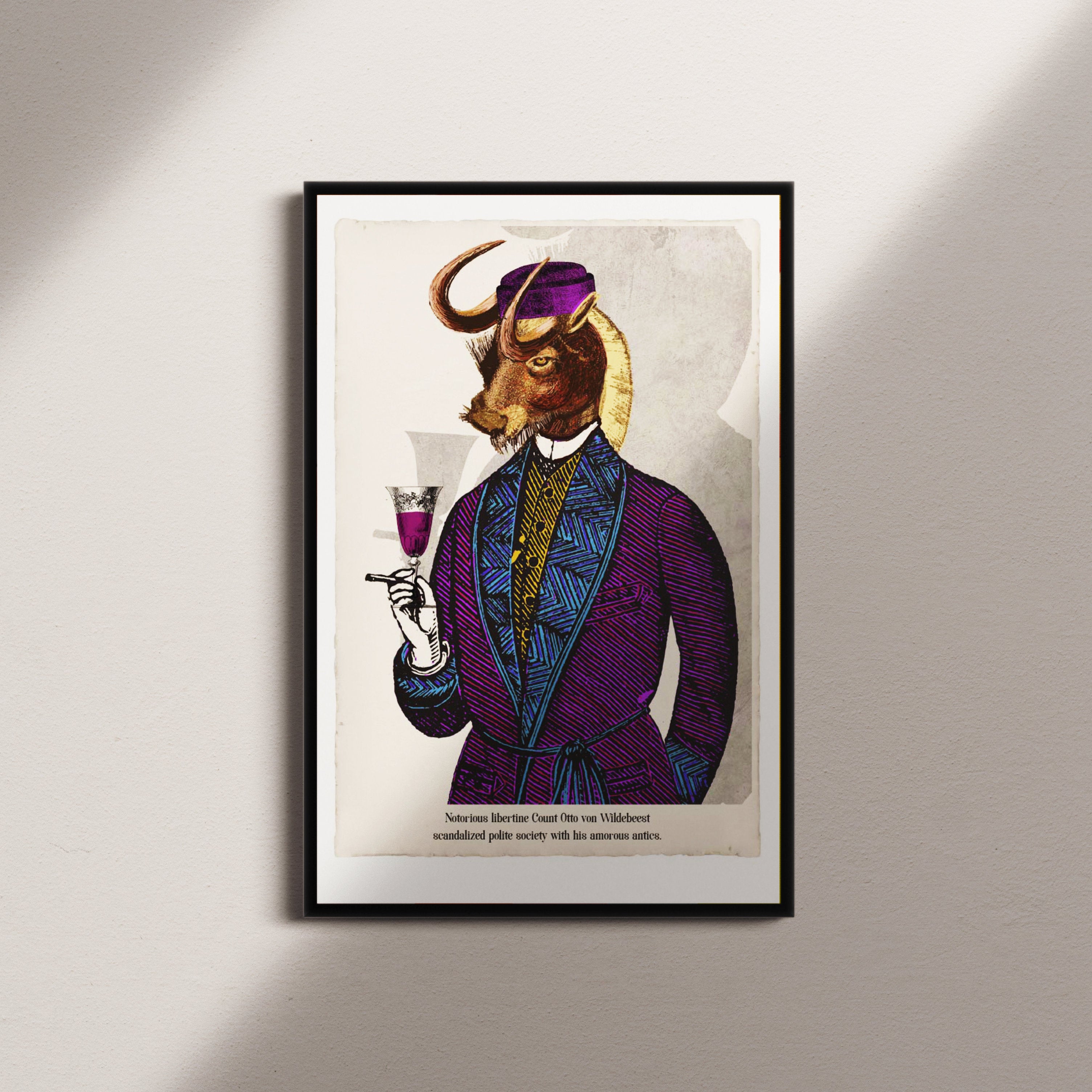 Count Otto von Wildebeest Print